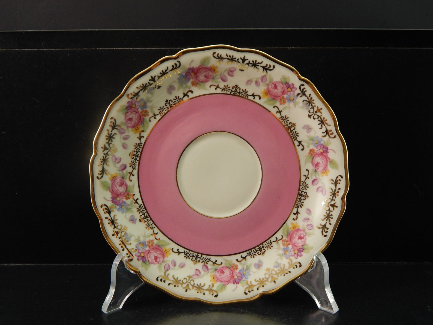 ANTICA ELEGANTE TAZZA TE' PORCELLANA ROSA SELTMANN WEIDEN BAVARIA DECORO ROSE #