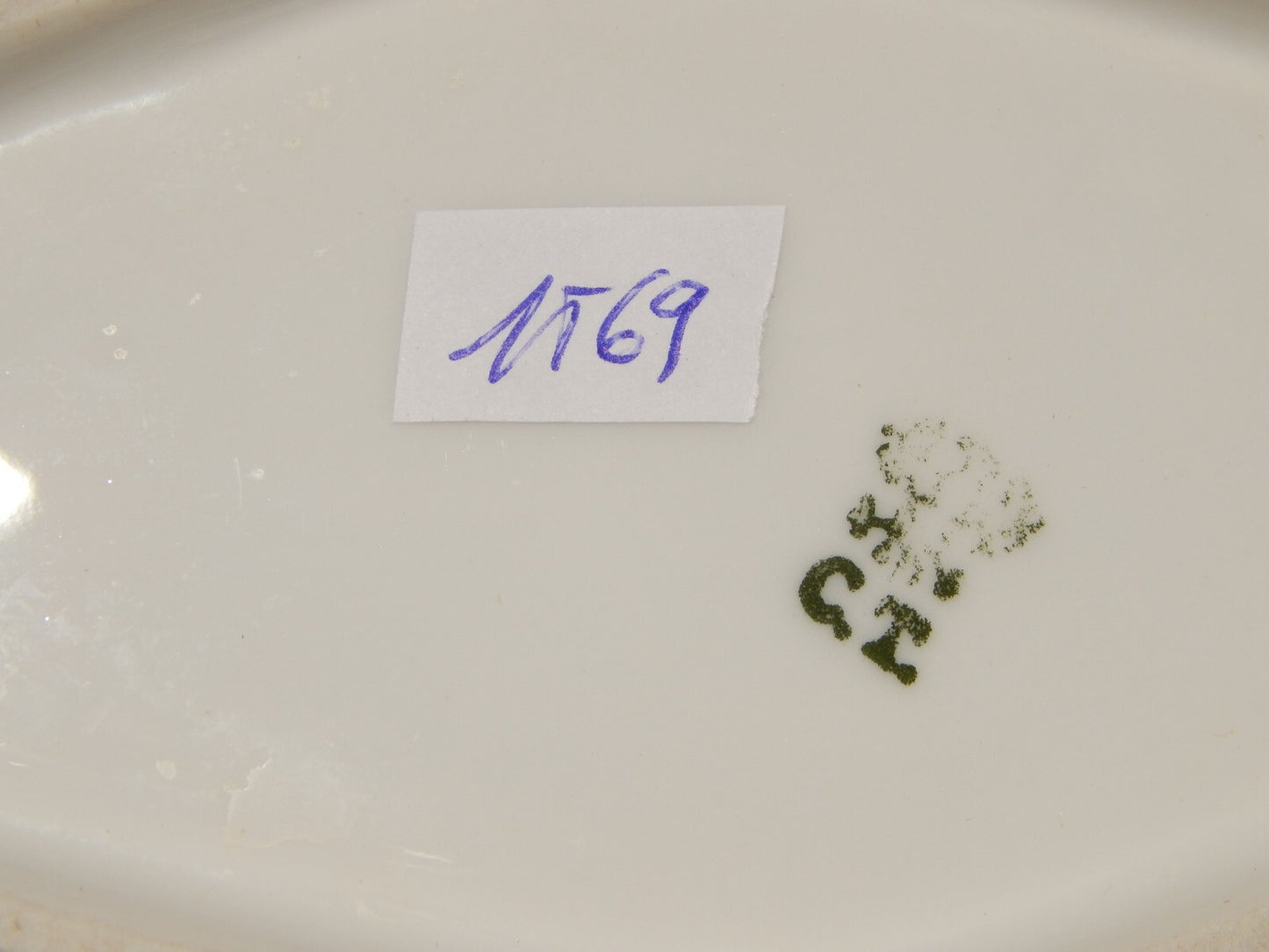 ANTICA PREZIOSA PORCELLANA RAVIERA VASSOIO IMPERO C. TIELSCH ALTWASSER FINE 800