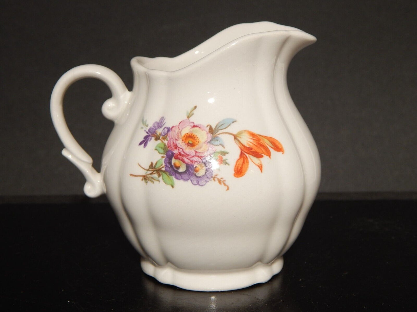 VINTAGE LATTIERA BRICCO CERAMICA RICHARD GINORI LAVENO DIAMONDSTONE FLOREALE