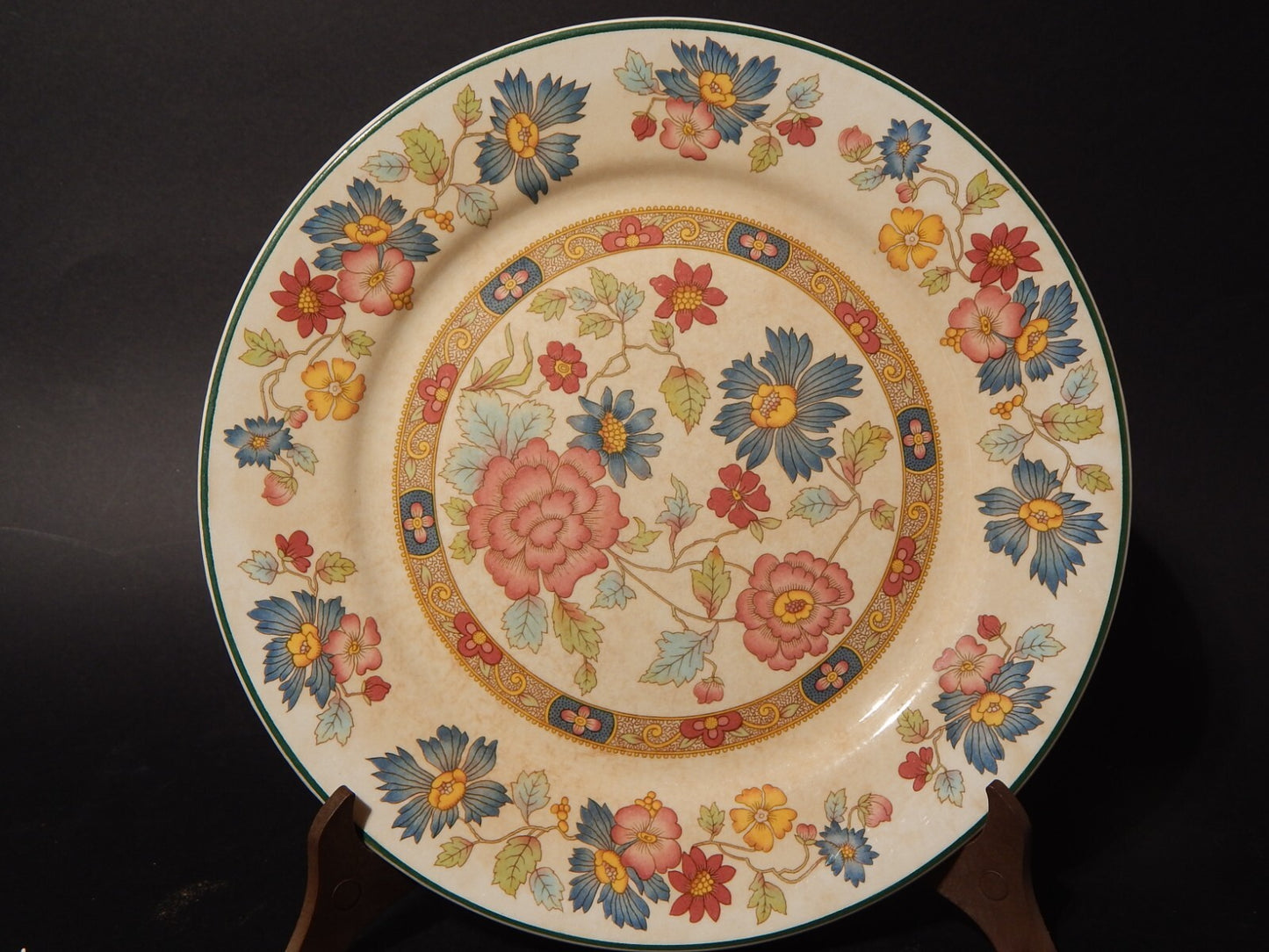 VINTAGE PIATTO PORCELLANA ORIENT DYNASTY COLLECTION BY FRANCISCAN DIFETTO