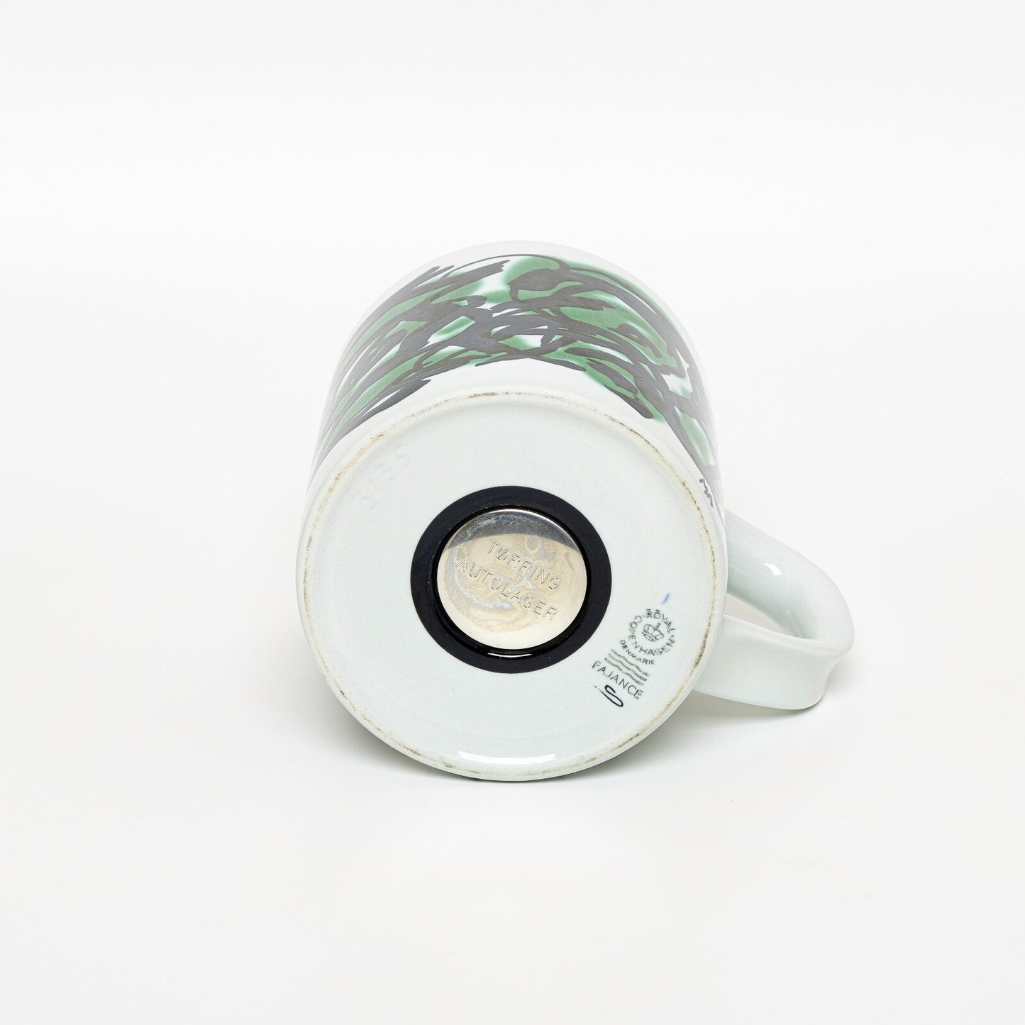 ROYAL COPENHAGEN TAZZA ANNUALE 1987 GRANDE, PORTAPENNE PORTAUTENSILI CERAMICA