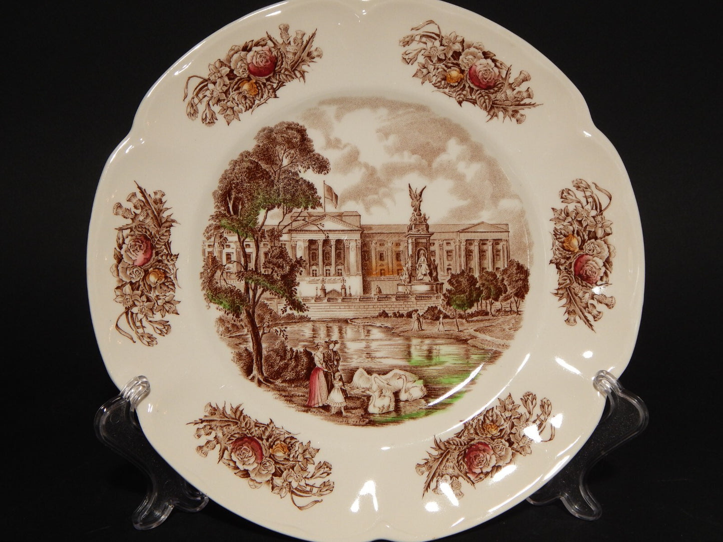 ANTICO SERVIZIO TAVOLA 6 PIATTI PORCELLANA JOHNSON BROS ROYAL HOMES OF BRITAIN