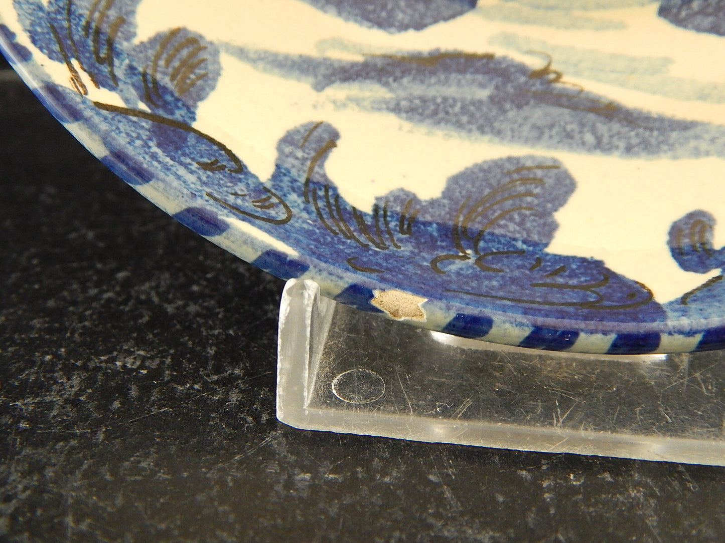 ANTICA TAZZA DA TE' CERAMICA ALBISOLA HANDMADE MADE ITALY DIPINTA A MANO #4