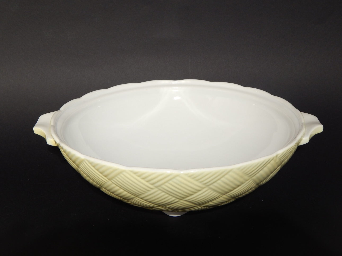 ART DECO CENTROTAVOLA ZUPPIERA BISCOTTIERA CERAMICA GALVANI PORDENONE ANNI '30