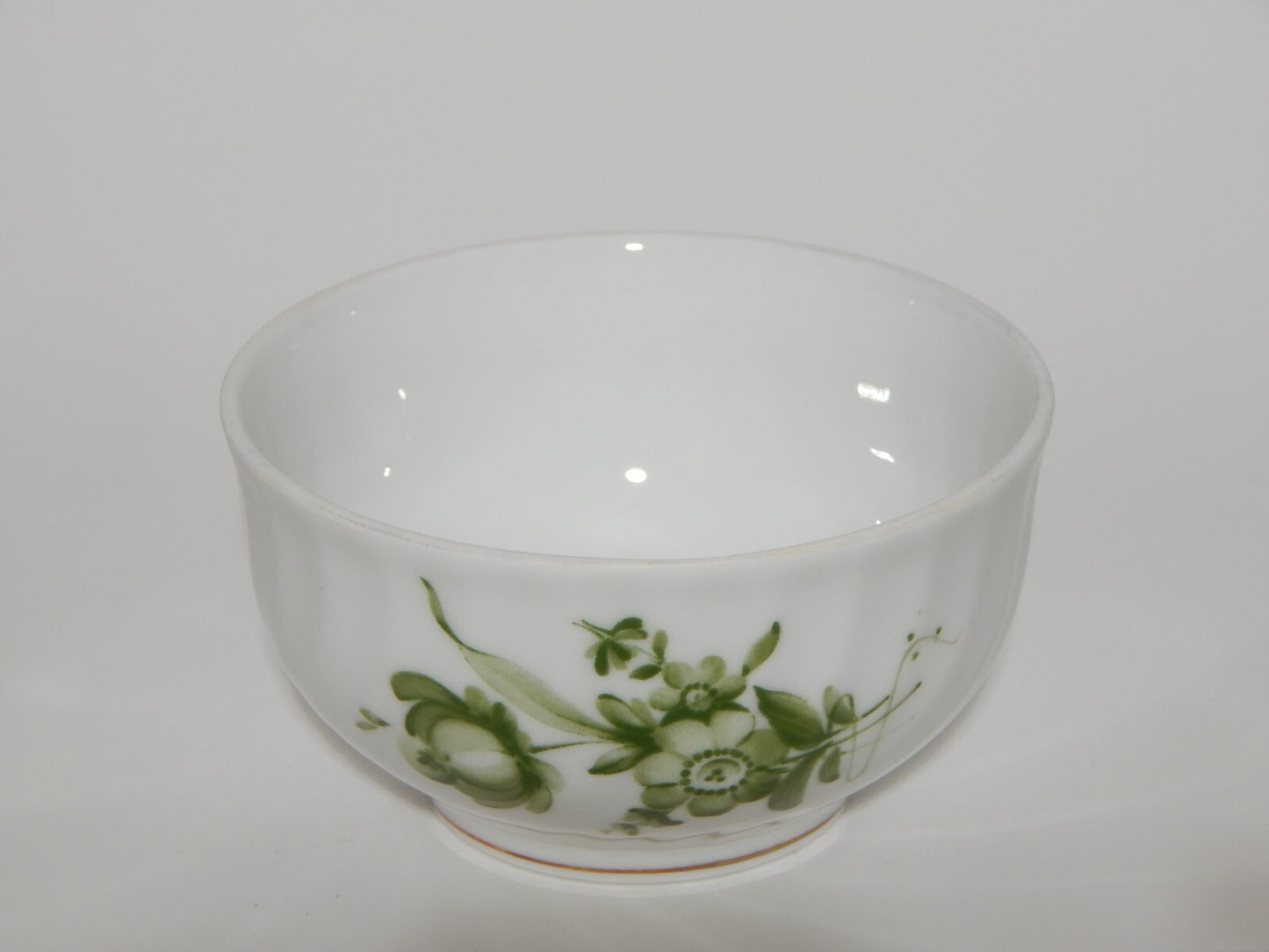 PREZIOSO VINTAGE SERVIZIO DA TE' PORCELLANA TEDESCA KAISER BOUQUET FIORI VERDE