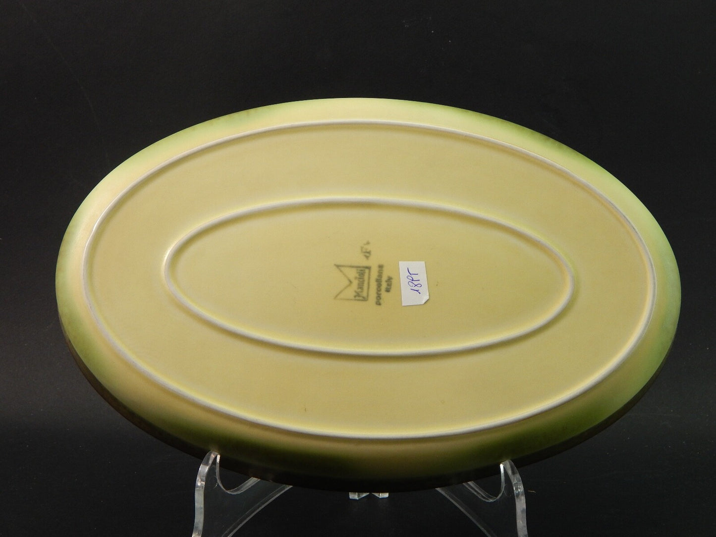 VINTAGE PORCELLANA MANCIOLI COLLEZIONE TUSCIA TEGLIA PIROFILA