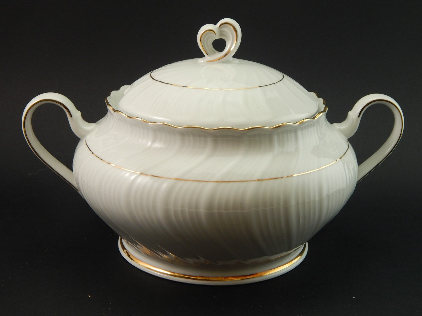 WINTERLING BAVARIA PORCELLANA BIANCA ORO ANNI 70 SERVIZIO PIATTI TAVOLA 41 PEZZI