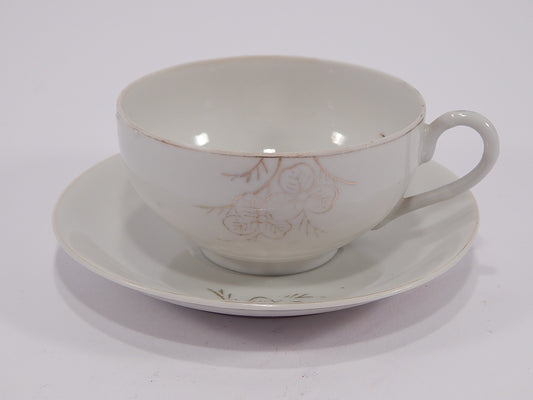 ANTICA TAZZA E PIATTINO PORCELLANA ORIENTALE OLD CHINESE PORCELAIN CUP+SAUCER