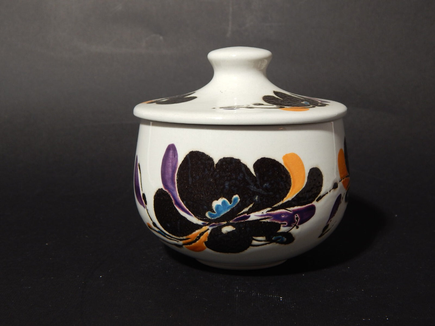 RARA ZUCCHERIERA VINTAGE PORCELLANA ROYAL COPENHAGEN DESIGN IVAN WEISS