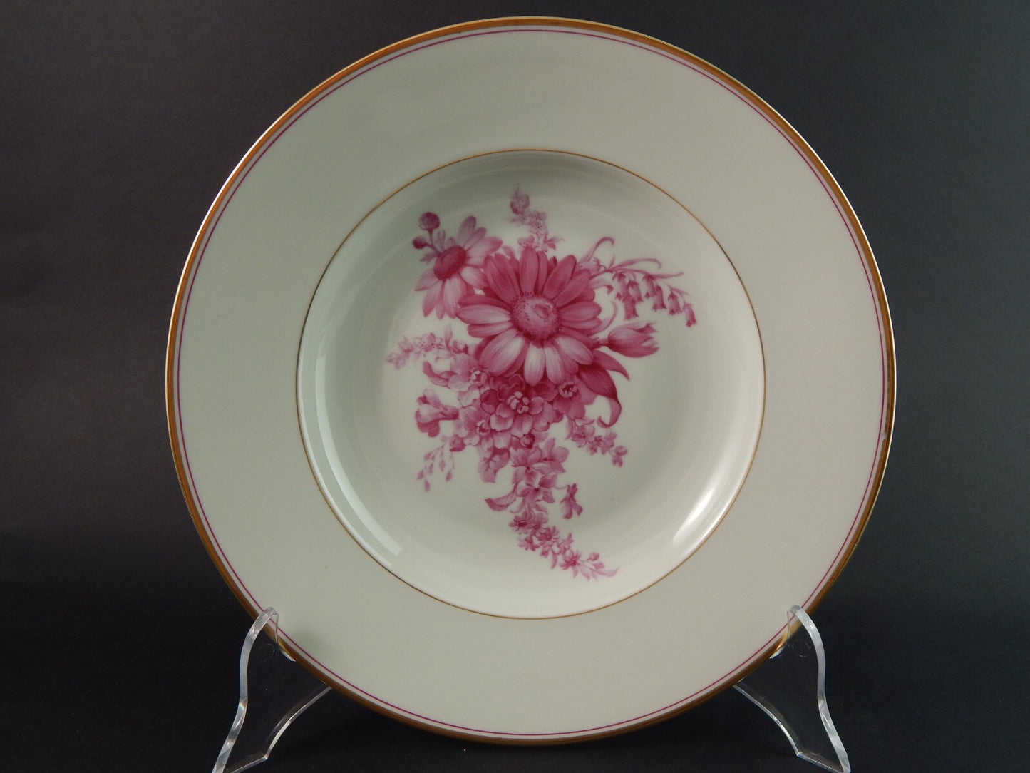 ANTICO SERVIZIO 8 PIATTI PORCELLANA JOHANN HAVILAND BAVARIA DECORO SAVONA