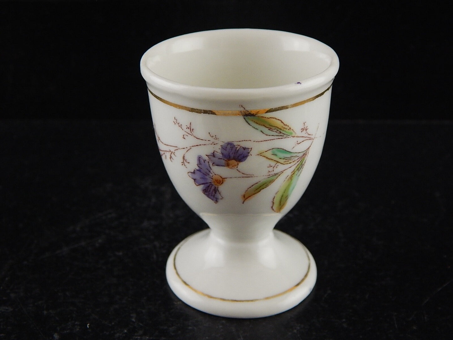 ANTICO HAVILAND LIMOGES PORTA UOVO PORCELLANA FINE 800 ART NOUVEAU FLOREALE