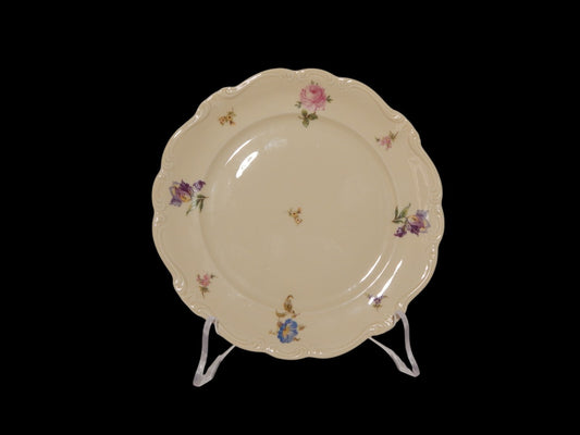 PREZIOSO ROCAILLE ANTICO PIATTO DESSERT PORCELLANA ROSENTHAL POMPADOUR