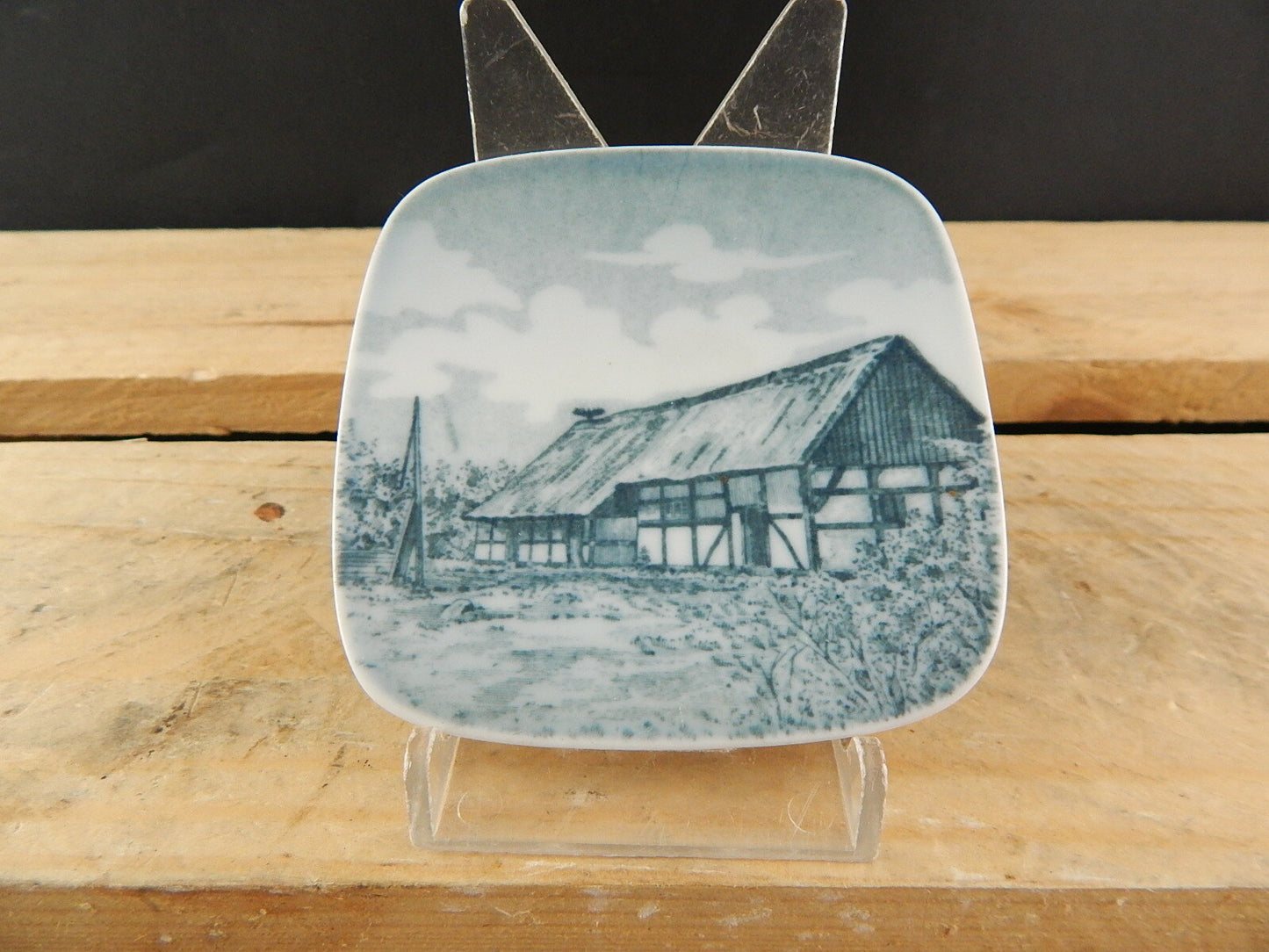 ROYAL COPENHAGEN BING&GRONDAHL PLAQUETTE PIATTINO PORCELLANA VINKELGAARDEN