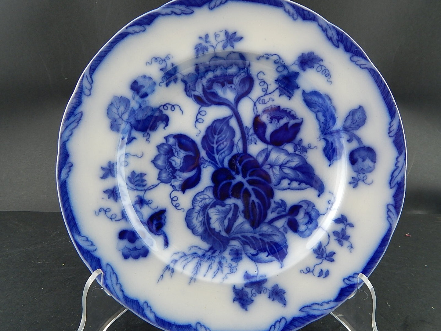 ANTICO RARO PIATTO PORCELLANA WEDGWOOD WATER NYMPH DIPINTO MANO FINE '800 A706