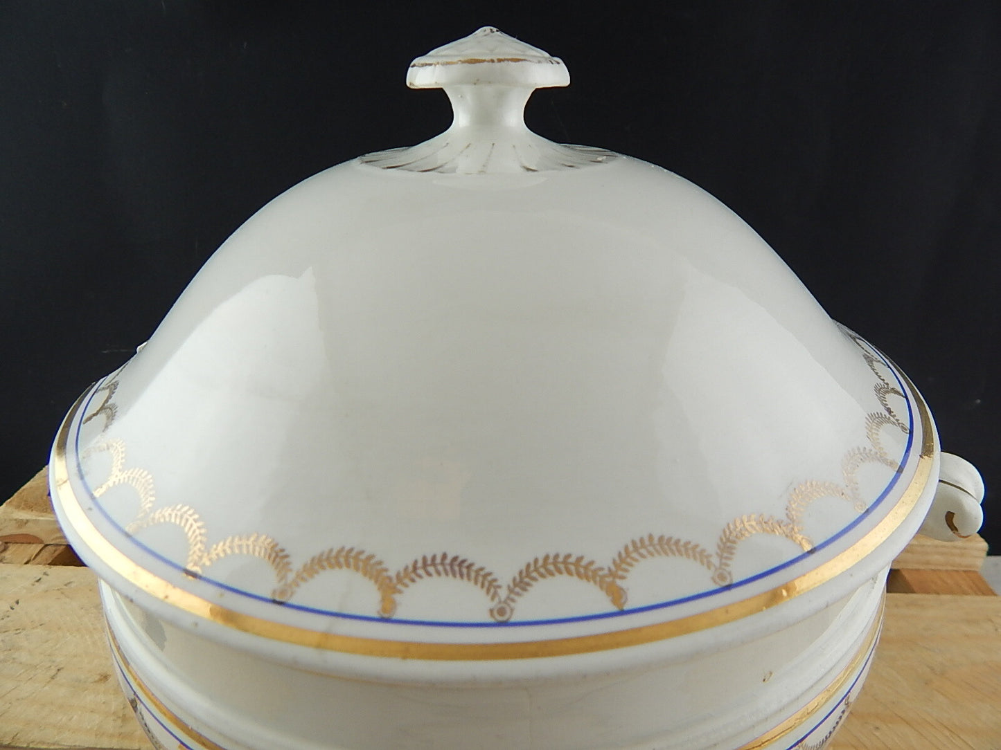 ANTICA AUTENTICA ZUPPIERA CENTROTAVOLA MODELLO IMPERO CERAMICA RICHARD MILANO