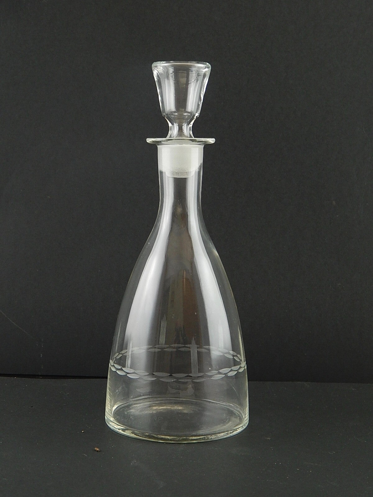 ANTICA PREZIOSA ART DECO BOTTIGLIA DECANTER CRISTALLO BOEMIA