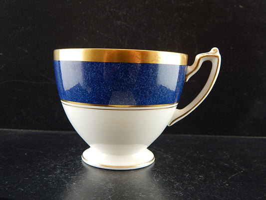 VINTAGE MANIFATTURA COALPORT ATHLONE BLUE TAZZA TE' PORCELLANA