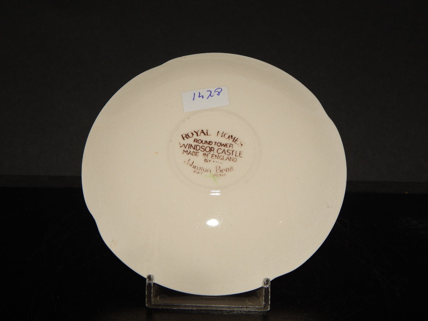 RETRO' TAZZINA CAFFE' PORCELLANA JOHNSON BROS ROYAL HOMES OF BRITAIN HADDON HALL