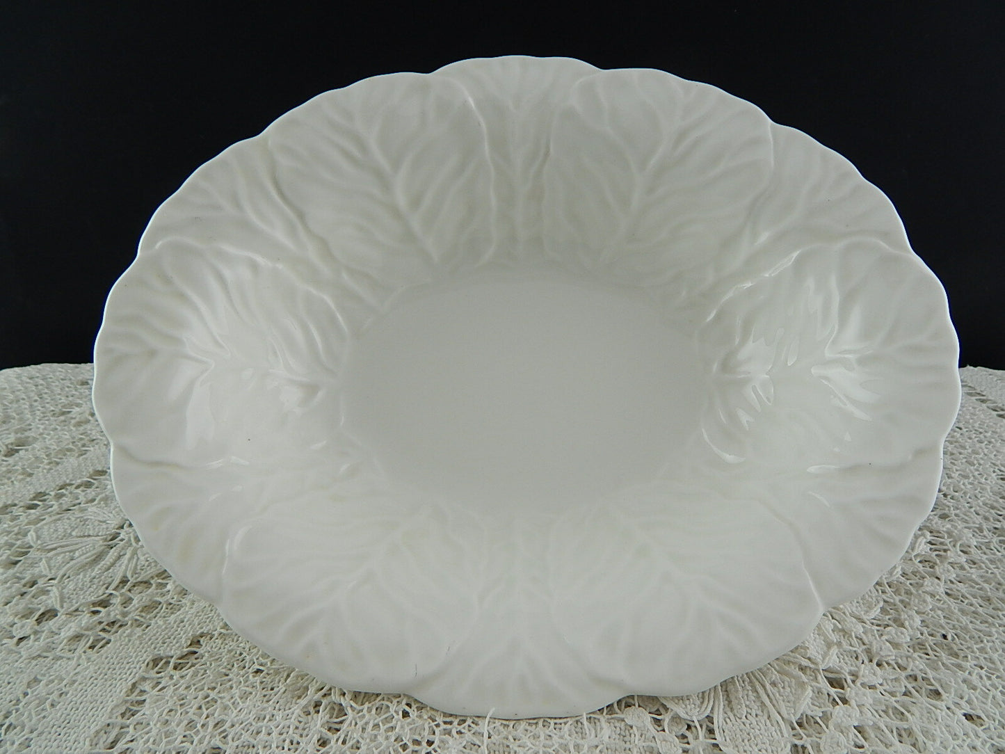 VINTAGE COALPORT PORCELLANA BIANCA CENTROTAVOLA CIOTOLA COUNTRY WARE