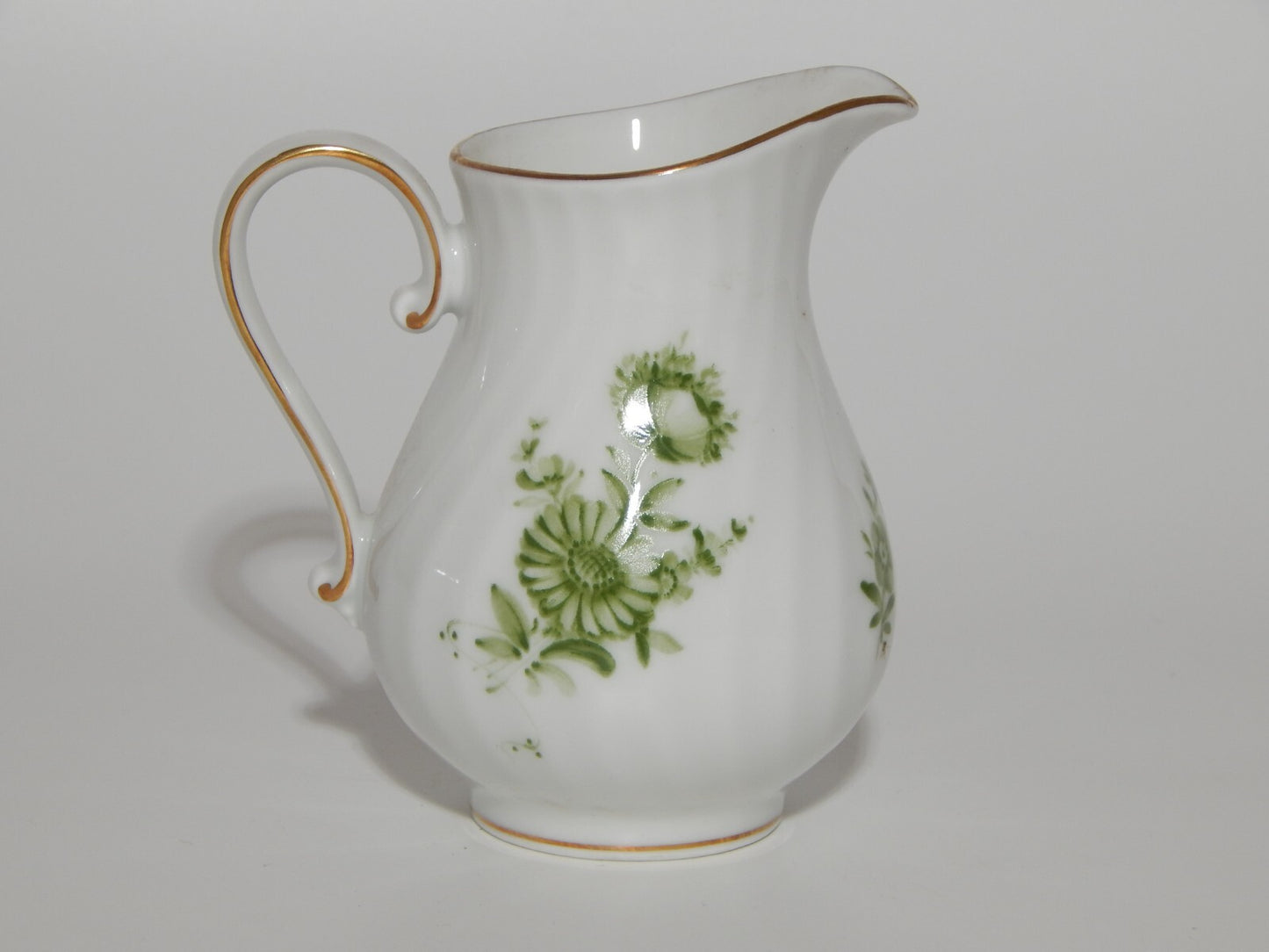 PREZIOSO VINTAGE SERVIZIO DA TE' PORCELLANA TEDESCA KAISER BOUQUET FIORI VERDE