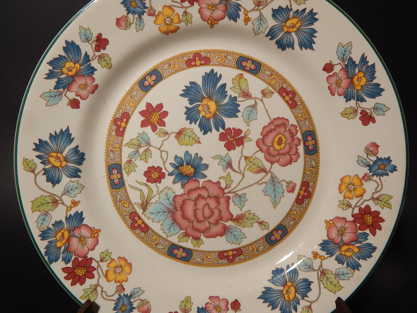 VINTAGE PIATTO PIANO PORCELLANA ORIENT DYNASTY COLLECTION BY FRANCISCAN