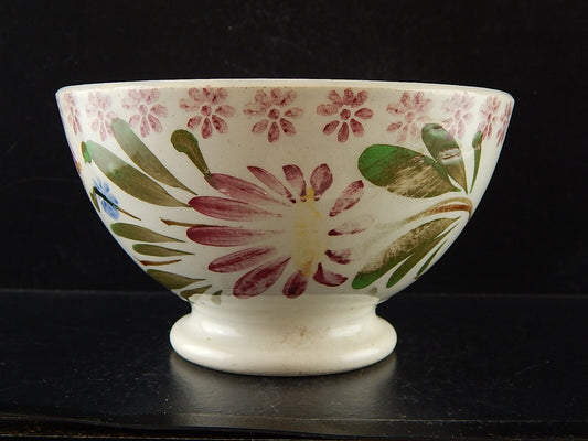 ARTE POVERA ANTICA SCODELLA FINE 800 CERAMICA MAIOLICA DECORO A MANO