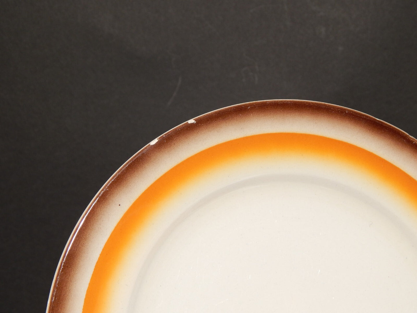 ART DECO FUTURISTA SET 4 PIATTI DESSERT CERAMICA GALVANI PORDENONE SIMONETTO