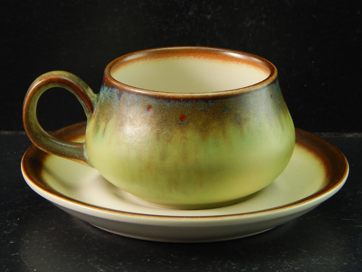 VINTAGE PORCELLANA MANCIOLI COLLEZIONE TUSCIA TAZZINA CAFFE' ESPRESSO