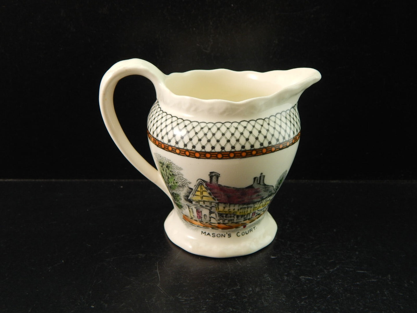 LATTIERA BRICCO CERAMICA ANTICA SHAKESPEARE LAND MYOTT SON & CO 1830 HANLEY