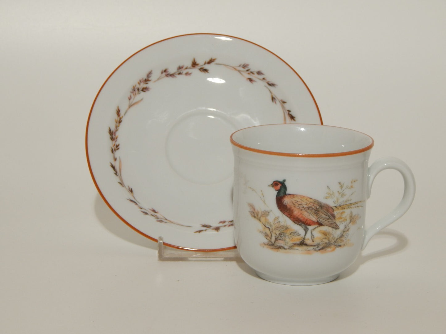 VINTAGE TAZZA TE' CAFFE' PORCELLANA SELTMANN WEIDEN MADS STAGE FAGIANO