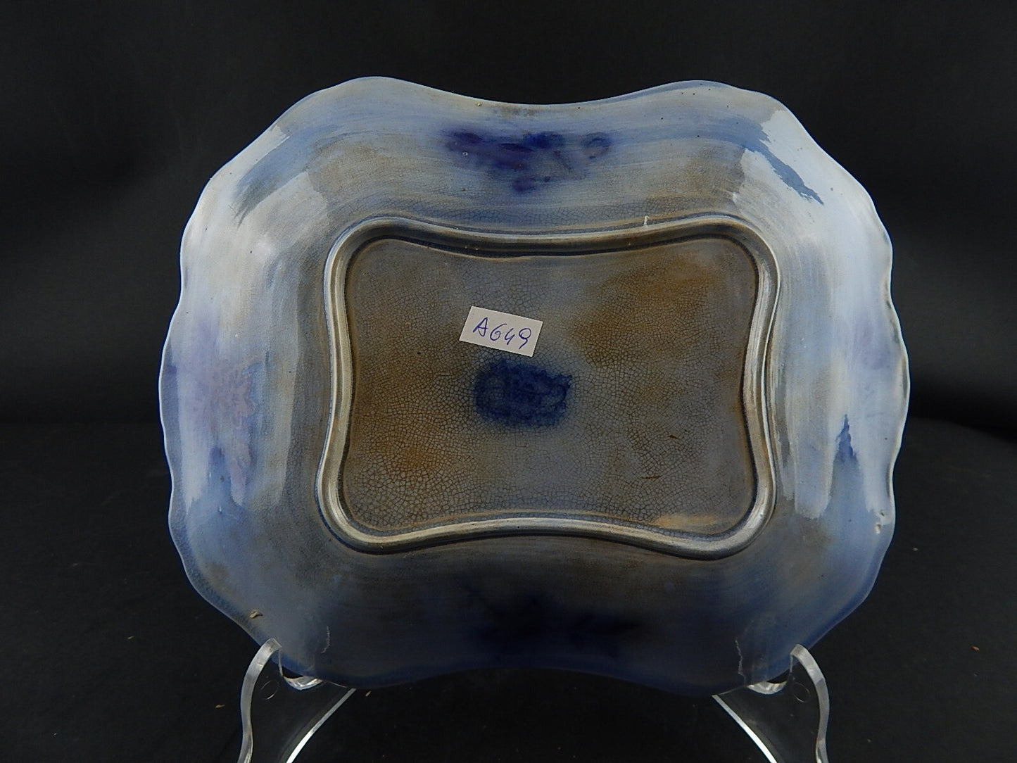 ANTICO PRIMO 800 VASSOIO PORCELLANA VILLEROY&BOCH DECORO BLUE FLOW FASAN W&B 649