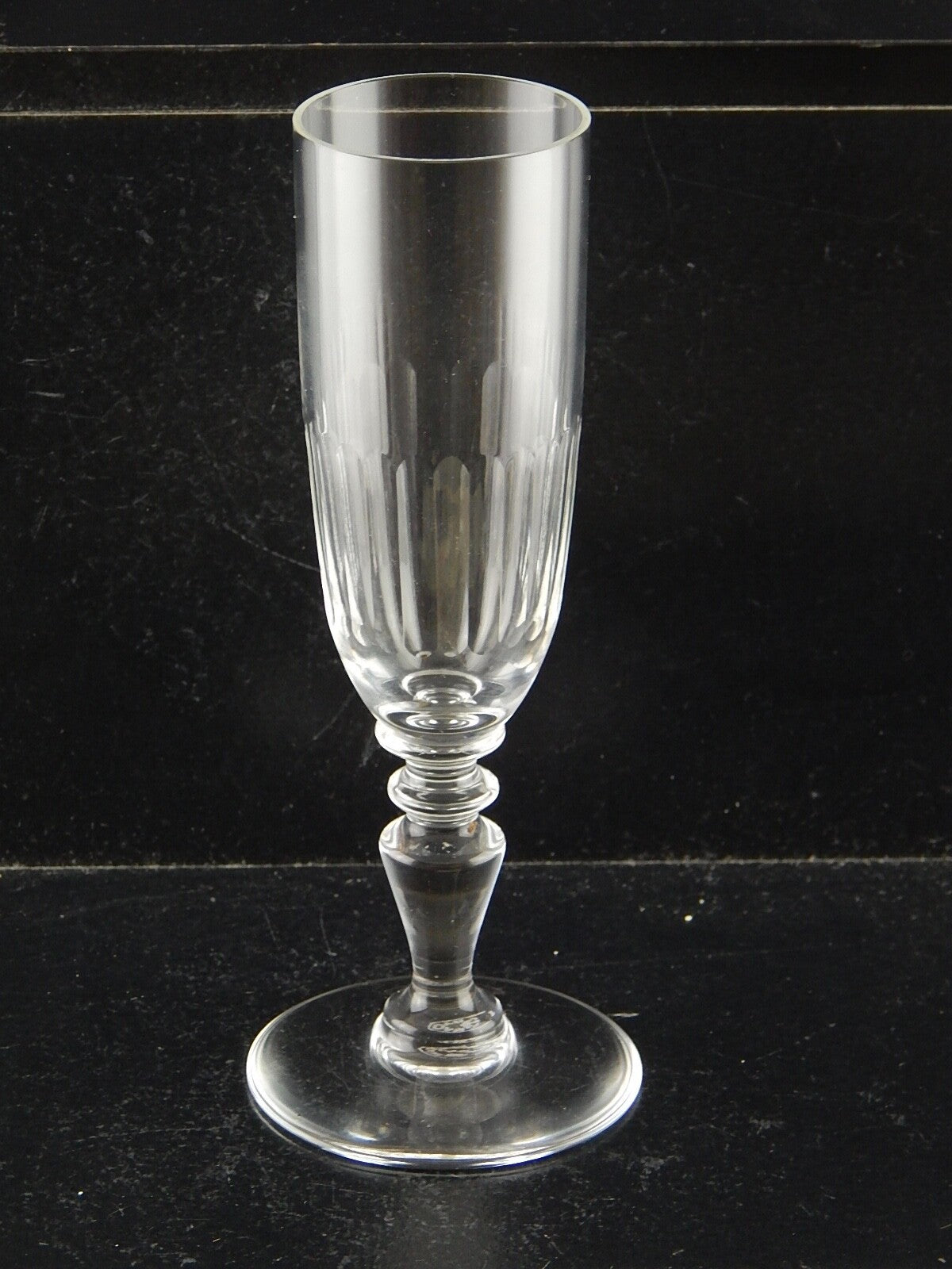ANTICO CRISTALLERIA MARCHIO BACCARAT FLUTE CRISTALLO CHAMPAGNE RINASCIMENTO