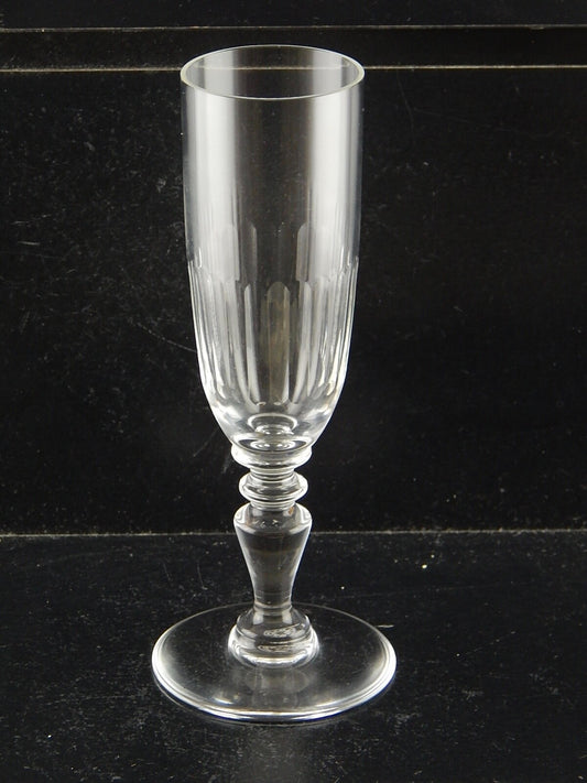 ANTICO CRISTALLERIA MARCHIO BACCARAT FLUTE CRISTALLO CHAMPAGNE RINASCIMENTO