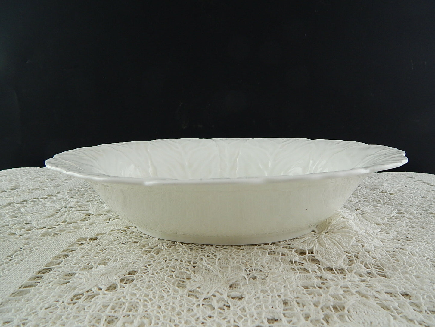 VINTAGE COALPORT PORCELLANA BIANCA CENTROTAVOLA CIOTOLA COUNTRY WARE