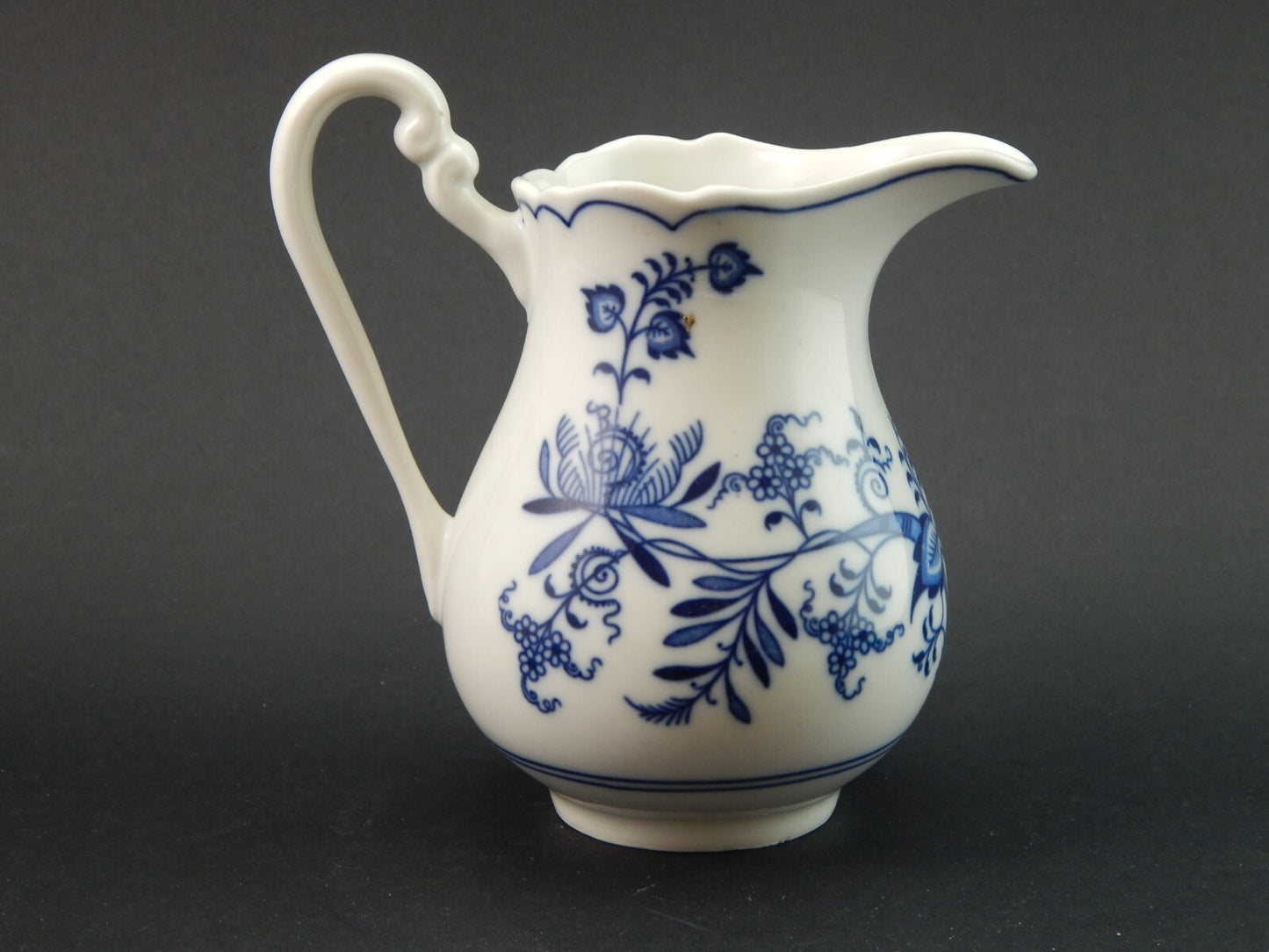 Zwiebelmuster Original Bohemia LATTIERA BRICCO CARAFFA PORCELLANA BIANCA BLU