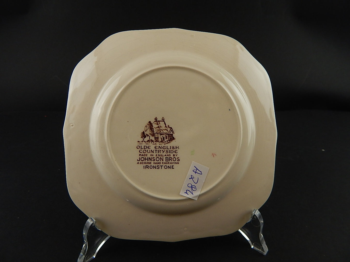 ANTICO SET 4 PIATTI DOLCE SEMI PORCELLANA JOHNSON BROS OLDE ENGLISH COUNTRYSIDE