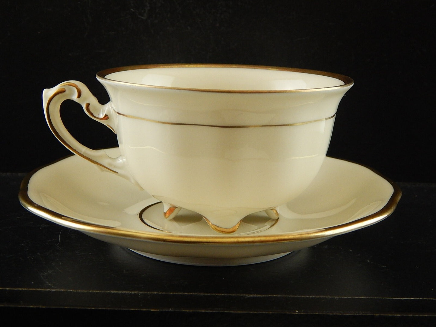 ANTICO PREZIOSA TAZZA TÈ PORCELLANA KOENIGSZELT BAVARIA MODELLO CHARLOTTE