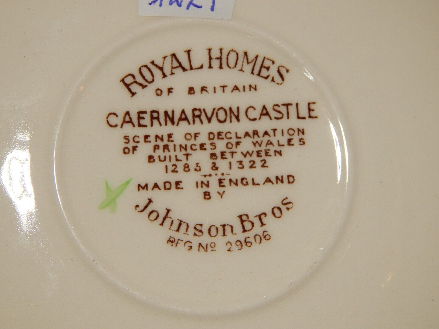 ANTICA TAZZA TE' PORCELLANA JOHNSON BROS ROYAL HOMES OF BRITAIN CAERNARVON