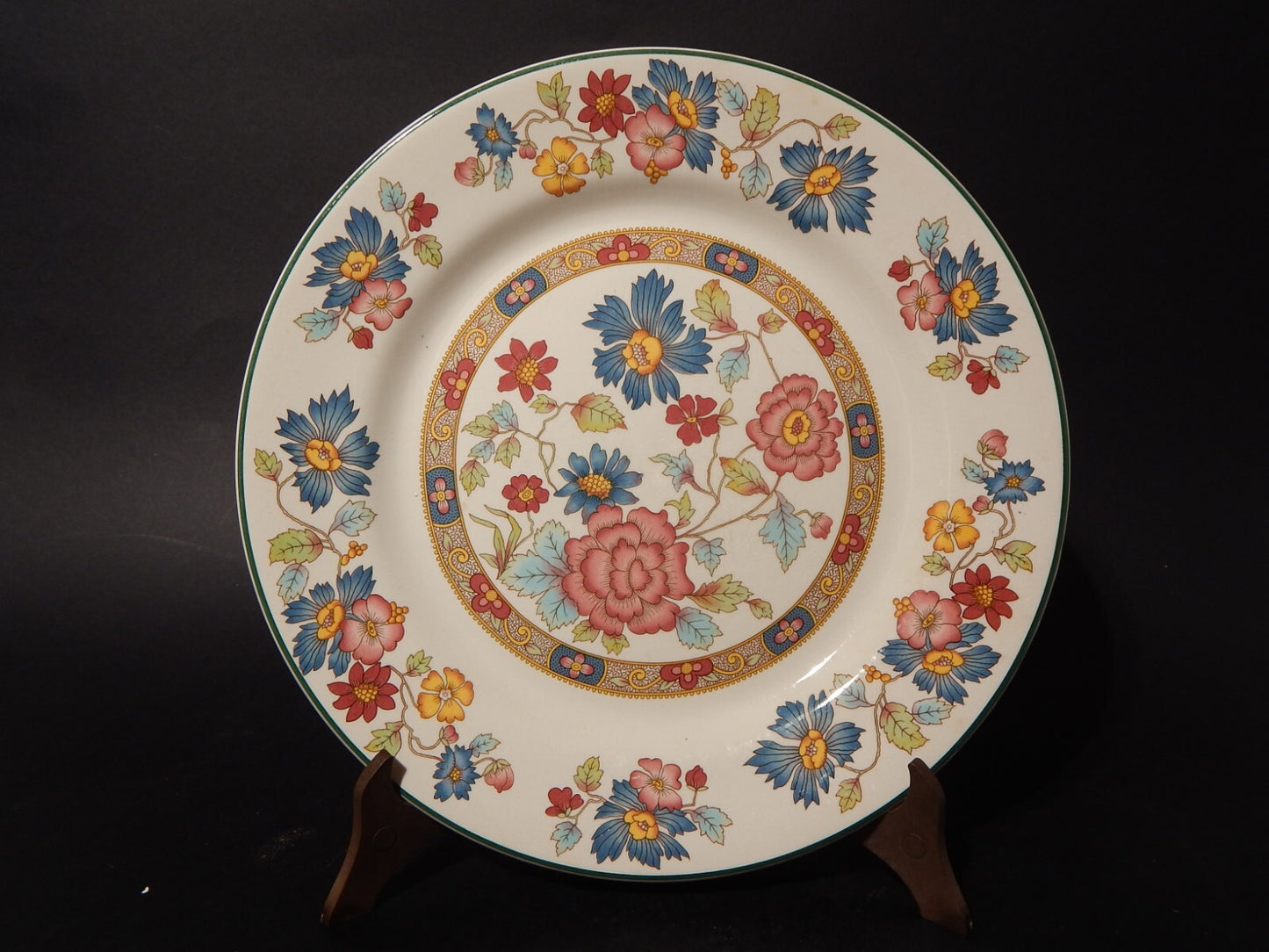 VINTAGE PIATTO PIANO PORCELLANA ORIENT DYNASTY COLLECTION BY FRANCISCAN