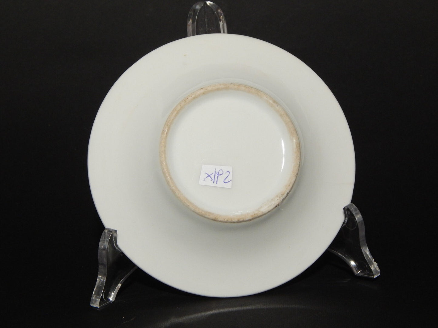 ANTICA PREZIOSA TAZZA PORCELLANA BIANCA E ORO IMPERO GINORI DOCCIA META' 800 #