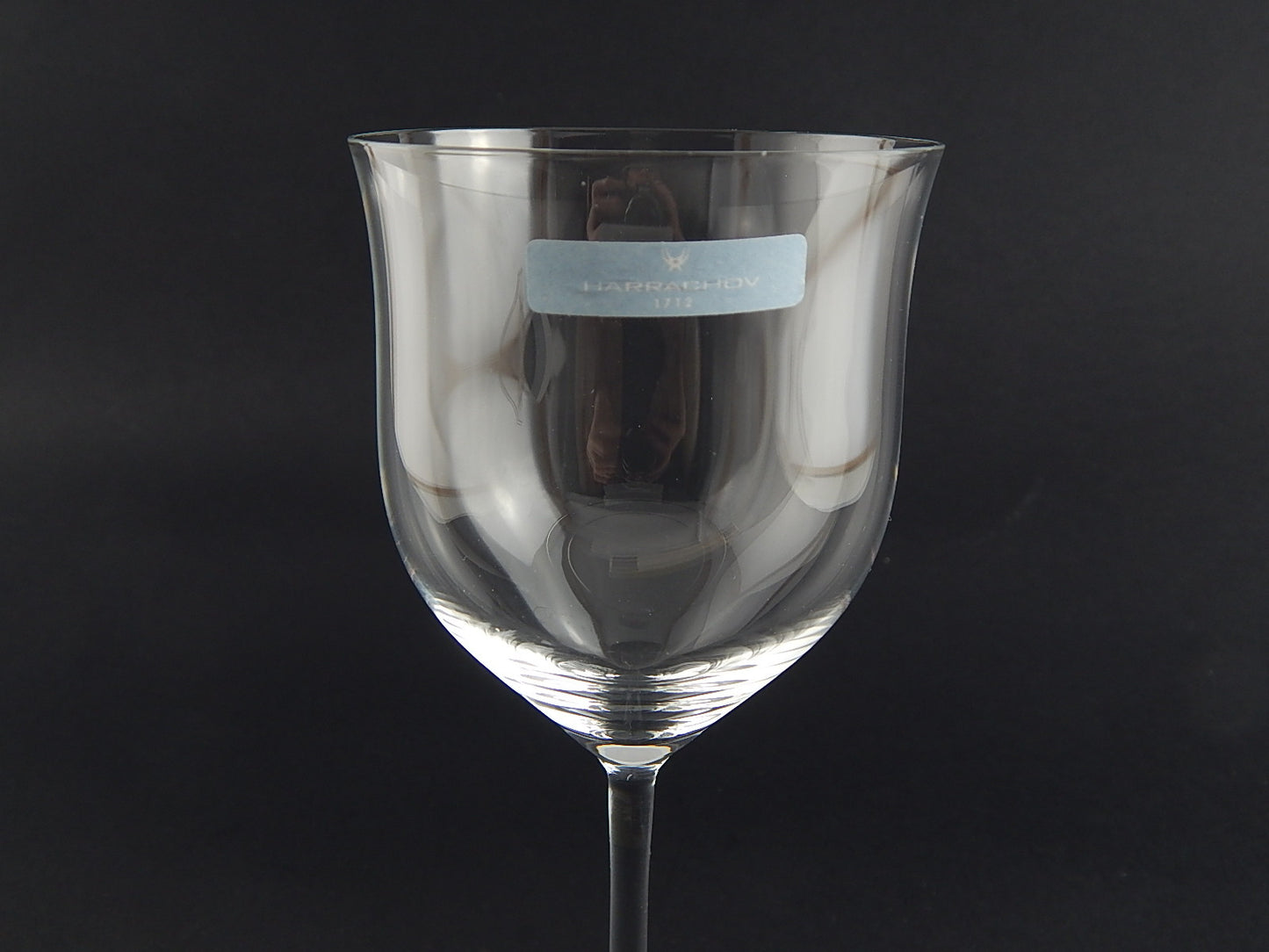 BICCHIERE CALICE DI CRISTALLO DI BOEMIA HARRACHOV 1712 BOHEMIAN CRYSTAL GLASS