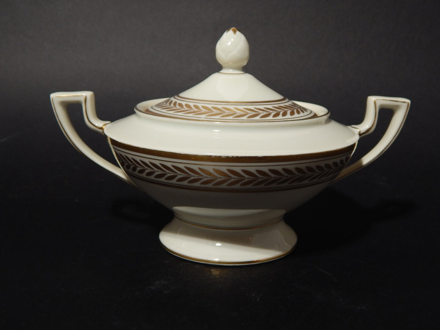 ANTICO SERVIZIO TE' PORCELLANA MODELLO IMPERO KONIGL.1794 ROYAL TETTAU