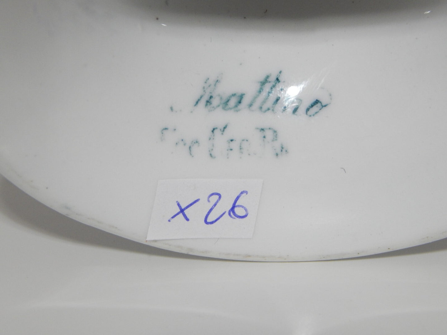 ANTICA RARA ALZATA CENTROTAVOLA CERAMICA RICHARD MILANO FINE 800 DEC. MATTINO