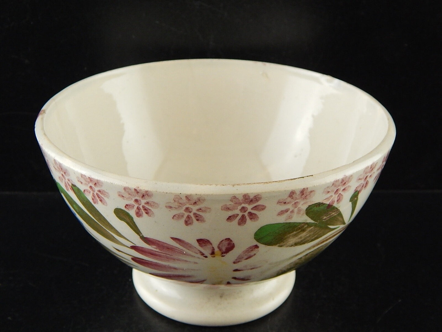 ARTE POVERA ANTICA SCODELLA FINE 800 CERAMICA MAIOLICA DECORO A MANO