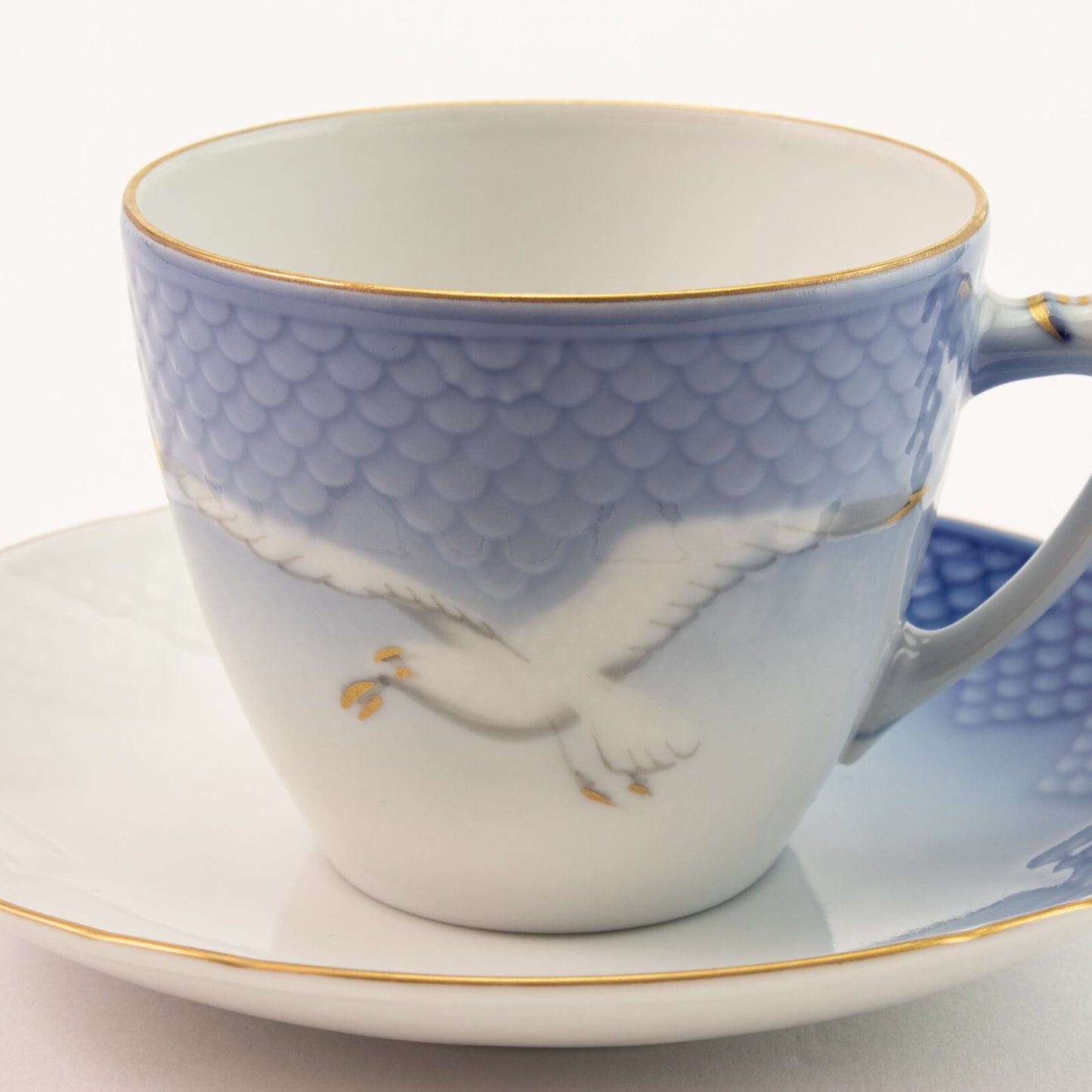 TAZZA CAFFE' PORCELLANA ORO ZECCHINO GABBIANI ROYAL COPENHAGEN BING&GRONDAHL SN