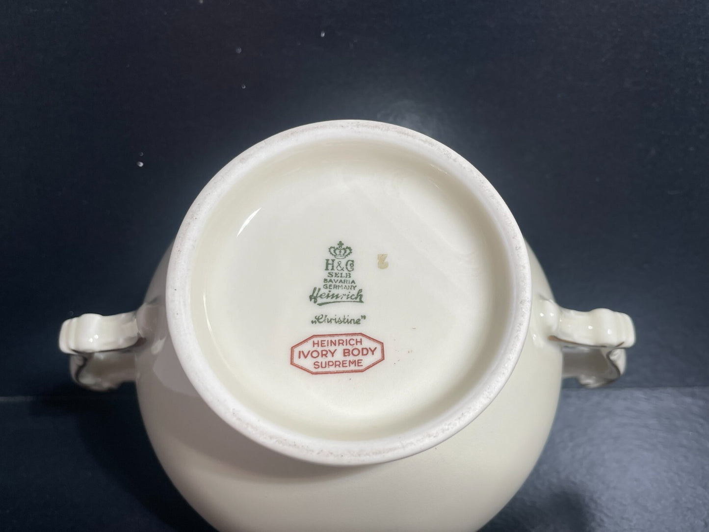 VINTAGE SERVIZIO CAFFÈ IMPERO PORCELLANA HEINRICH &CO SELB BAVARIA CHRISTINE