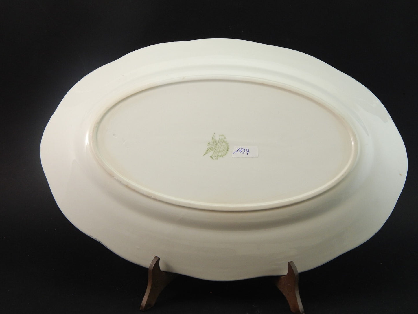 ANTICO ART DECO VASSOIO SOCIETA' CERAMICA ITALIANA LAVENO VERBANUM STONE