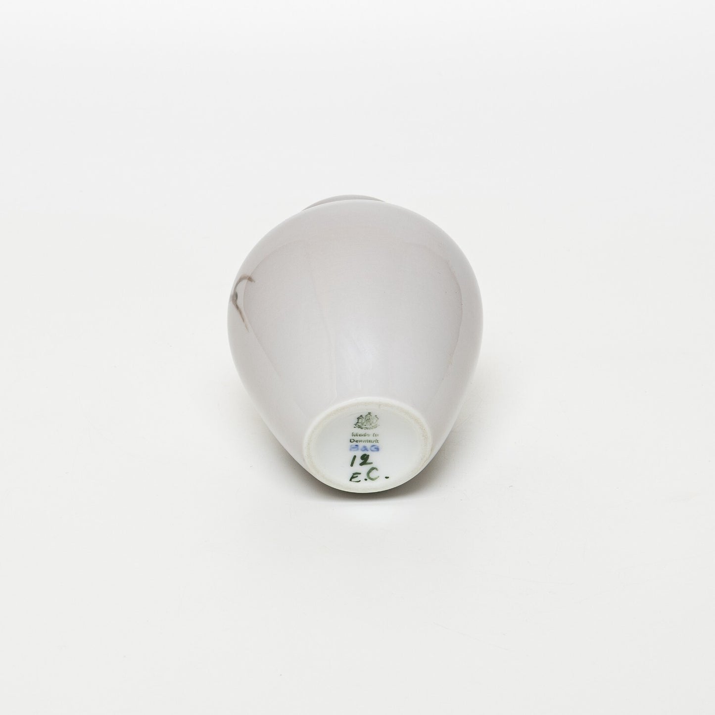 VASO PORCELLANA ROYAL COPENHAGEN BING&GRONDAHL "Fiori di Melo" ORIGINALE CM 9