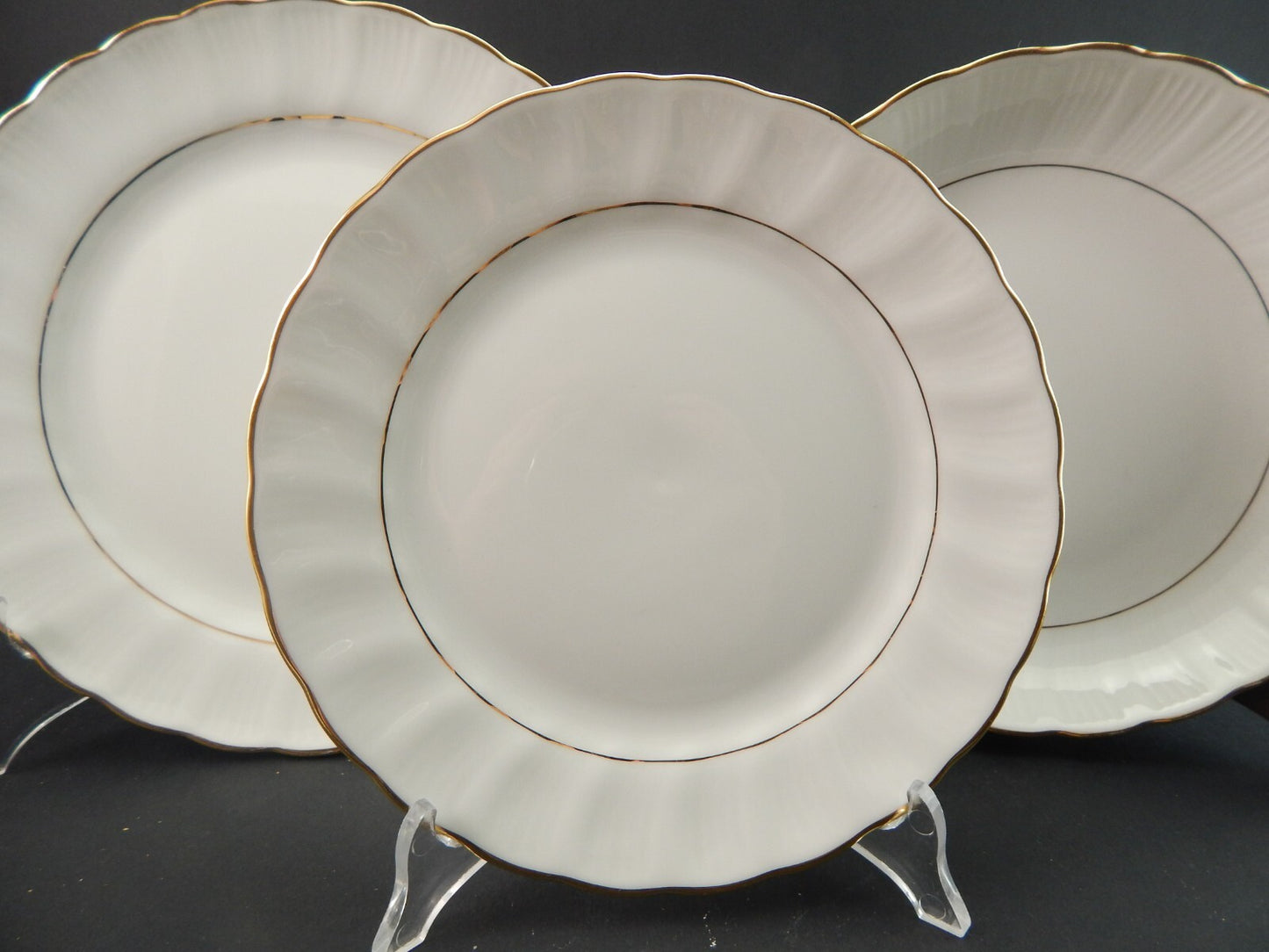 WINTERLING BAVARIA PORCELLANA BIANCA ORO ANNI 70 SERVIZIO PIATTI TAVOLA 41 PEZZI