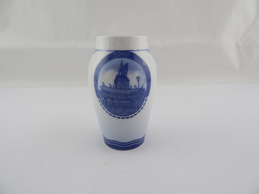 ROYAL COPENHAGEN PORCELLANA VASO ANTICO ART NOUVEAU INIZIO 1900 COMMEMORATIVO